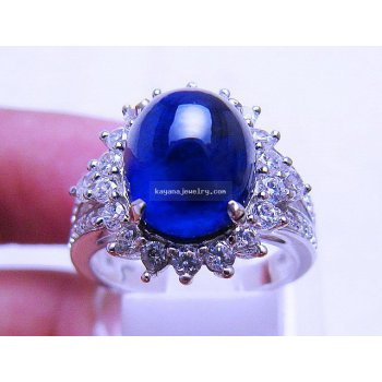 CINCIN LADIES BLUE SAPPHIRE.  batu permata